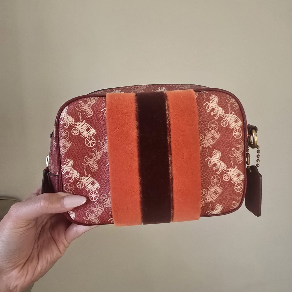 Coach Red and Orange Crossbody Bag